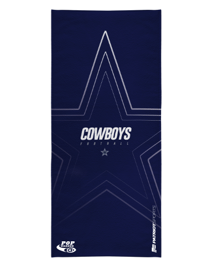 Cowboys Star printed all over in HD on premium fabric. Handmade in California.