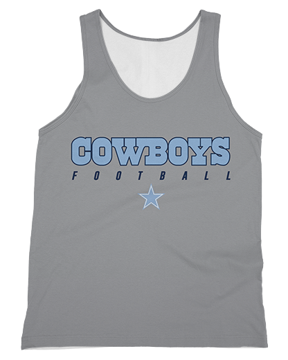 COWBOYS 4 printed all over in HD on premium fabric. Handmade in California.