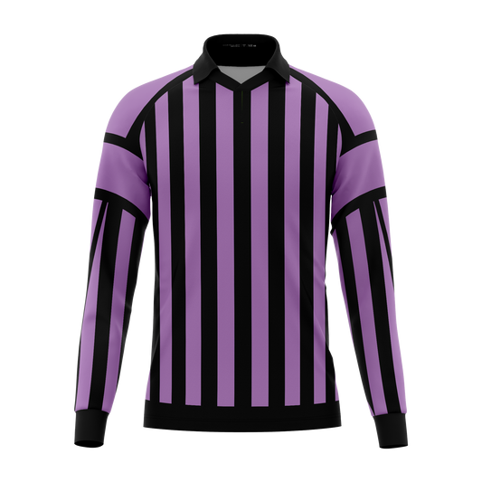 Referee Purple Jersey Patriot Sports  Front View. Printed all over in HD on premium fabric. Handmade in California. 