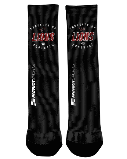 LIONS01 Crew Socks