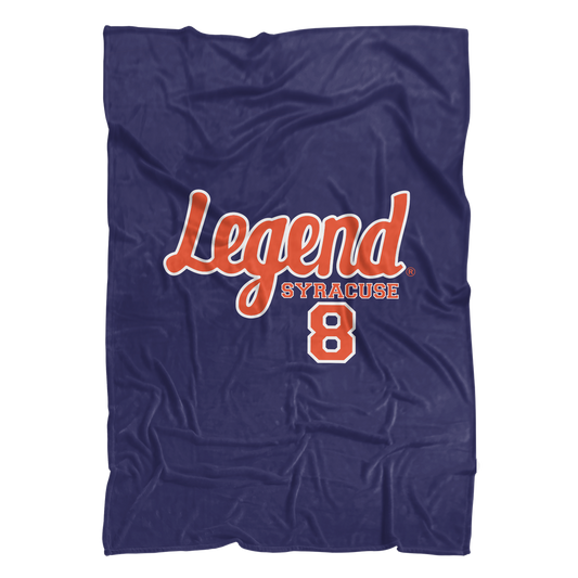 Legend Syracuse 8 Navy Throw Blanket