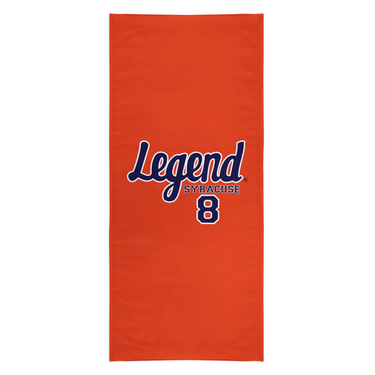 Legend Syracuse 8 Orange Beach Towel