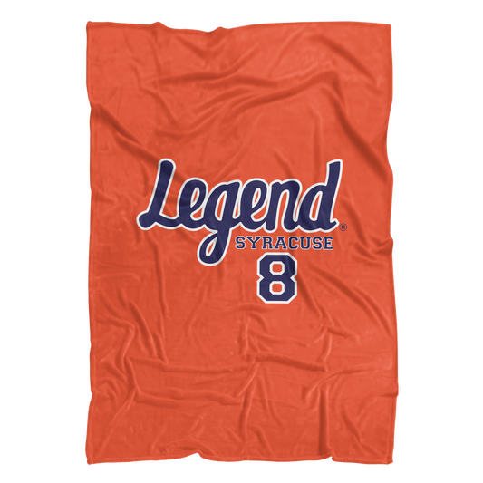 Legend Syracuse 8 Orange Throw Blanket