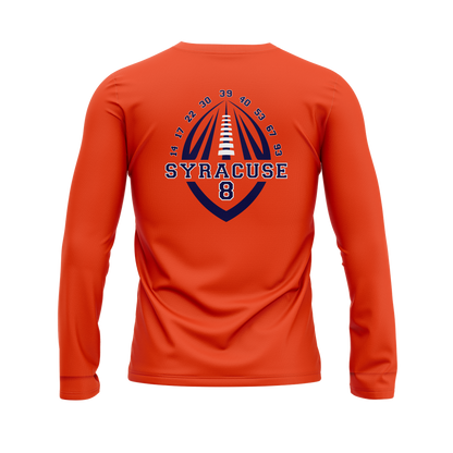 Legend Syracuse 8 Orange Long-Sleeve T-Shirt