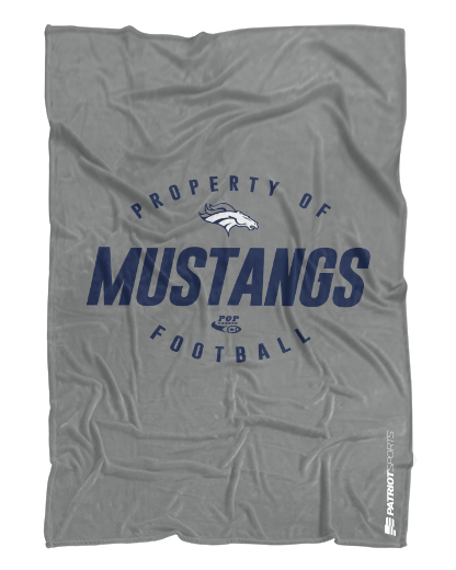 Mustangs Property printed all over in HD on premium fabric. Handmade in California.