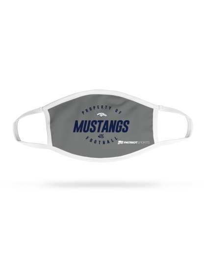 Mustangs Property Premium Face Mask