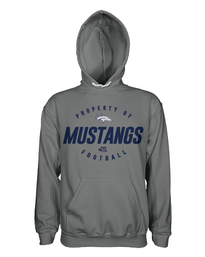 Mustangs Property printed all over in HD on premium fabric. Handmade in California.