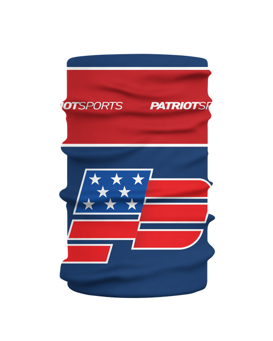 Patriot Sports    Medal Gaiter (Multipurpose Face Mask)  combination of blue and red  HD  prints  soft comfortable to use , washable and reusable