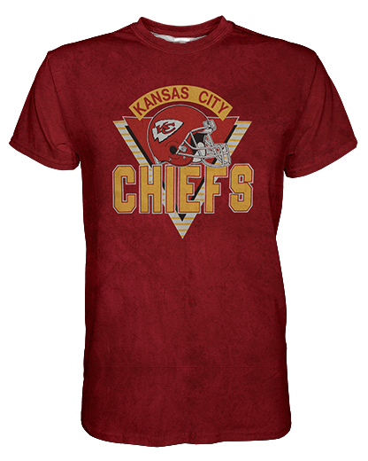 Chiefs Champs printed all over in HD on premium fabric. Handmade in California.