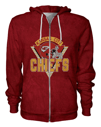 Chiefs Champs printed all over in HD on premium fabric. Handmade in California.