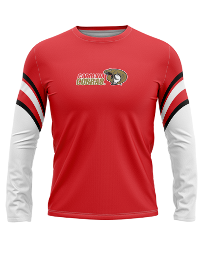 FOOTBALL Long Sleeve T-shirt    Patriot Sports    Front  View. Printed all over in HD on premium fabric. Handmade in California.