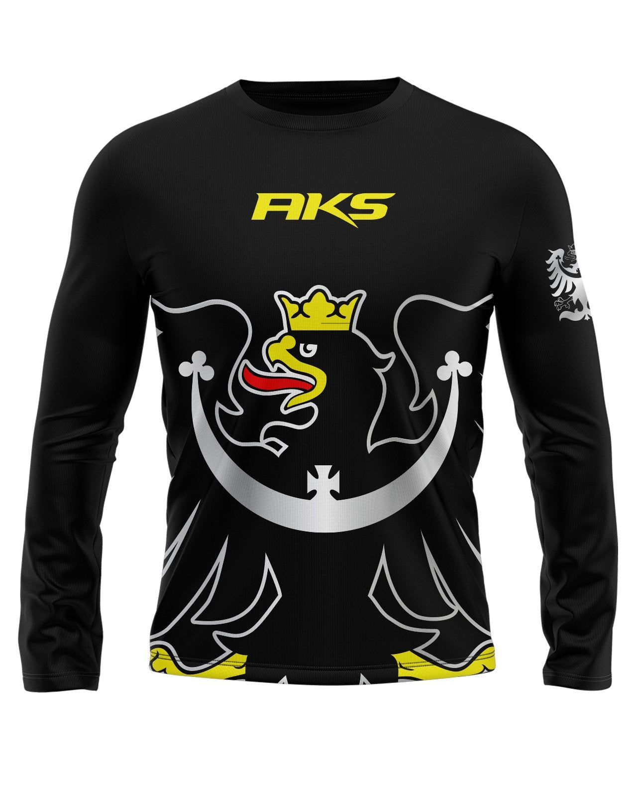 King Long-Sleeve T-shirt   Patriot Sports    Front  View. Printed all over in HD on premium fabric. Handmade in California.