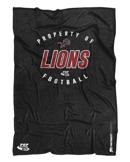 LIONS01 printed all over in HD on premium fabric. Handmade in California.