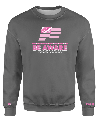 KNOWLEDGE Sweatshirt Patriot Sports  Front View.  Printed all over in HD on premium fabric. Handmade in California.