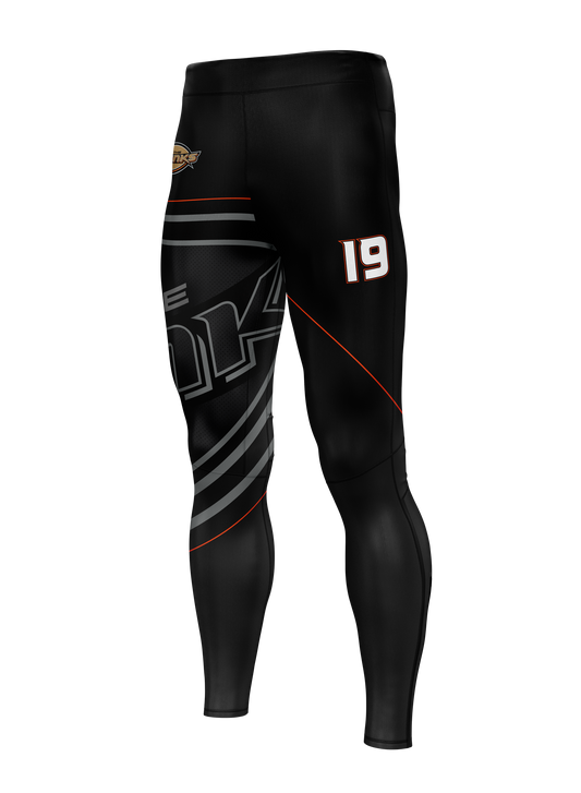 The Rinks™ Official Member Compression Pant (Custom Number)
