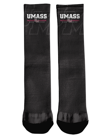 UMass Ghosted Crew Socks product image