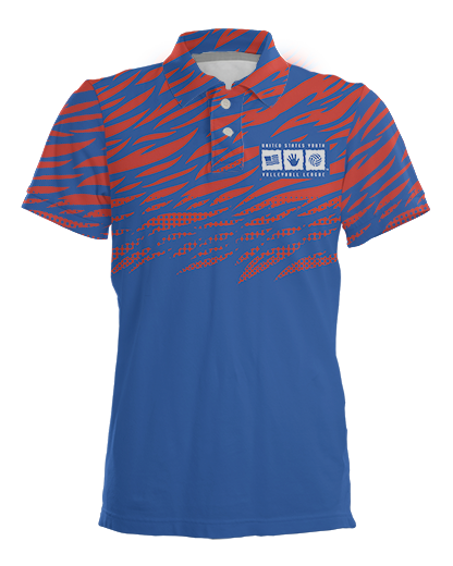 USYVL Striped Polo Shirt product image