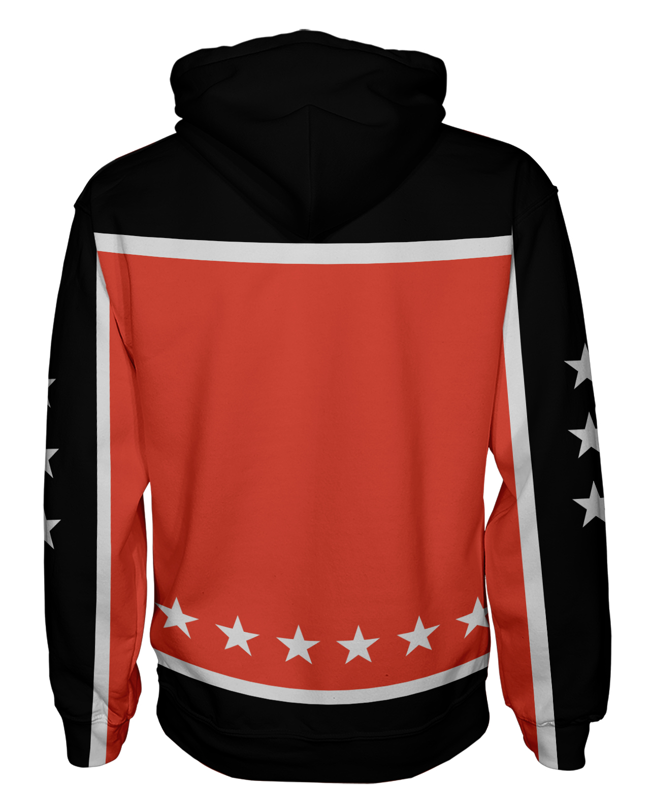 CLASSIC Pullover Hoodie Patriot Sports  Back  View. 